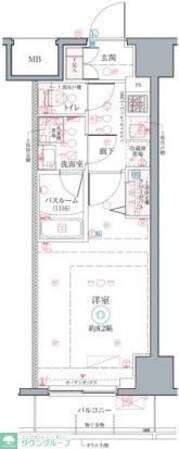 CREVISTAお花茶屋の物件間取画像